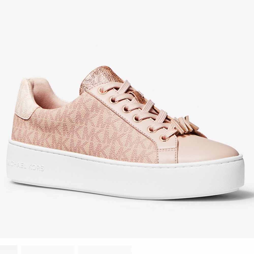 MICHAEL KORS Poppy Color-Block Logo Sneaker